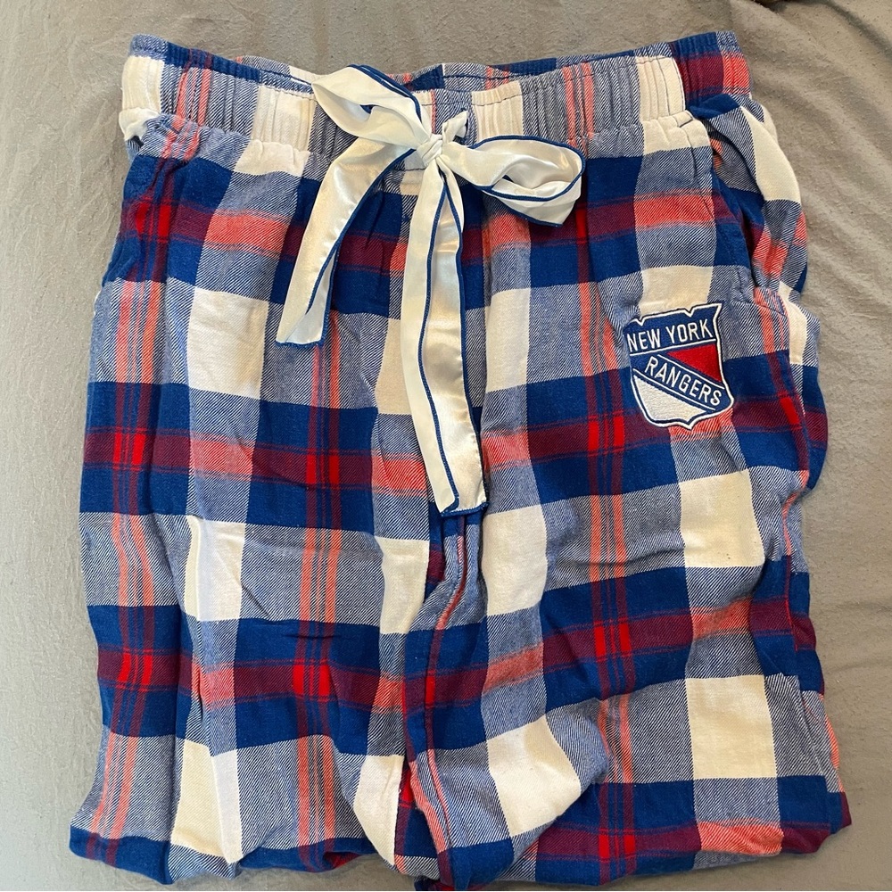 New York Rangers Pajama Pants - satin tie